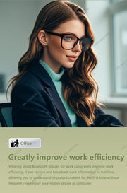 Smart Glasses Anti-blue light glasses make receive calls music calling noise reduction UV400 protection BT TWS smart glasses men