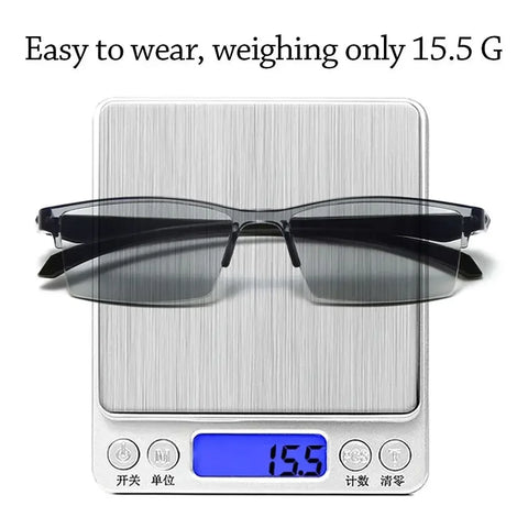 Smart Automatic Zoom Reading Glasses Anti Blue Ray Eyeglasses Autofocus Power Half-Rim Near Far Computer Glasses