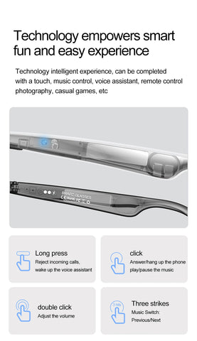2025 New Smart Glasses Men 163 Online Language Al Intelligent Translation Anti-blue Lenses Wireless Call Voice Assistant Glasses