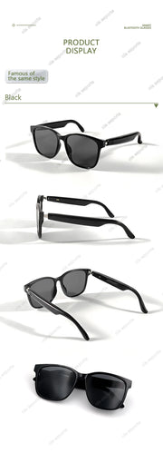 Smart Glasses Anti-blue light glasses make receive calls music calling noise reduction UV400 protection BT TWS smart glasses men