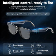 2025 New Smart Glasses Men 163 Online Language Al Intelligent Translation Anti-blue Lenses Wireless Call Voice Assistant Glasses
