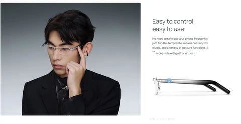 Huawei Smart Glasses 2 All-weather intelligent broadcasting, 11 hours of continuous listening, open listening design