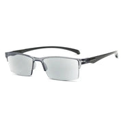 Smart Automatic Zoom Reading Glasses Anti Blue Ray Eyeglasses Autofocus Power Half-Rim Near Far Computer Glasses