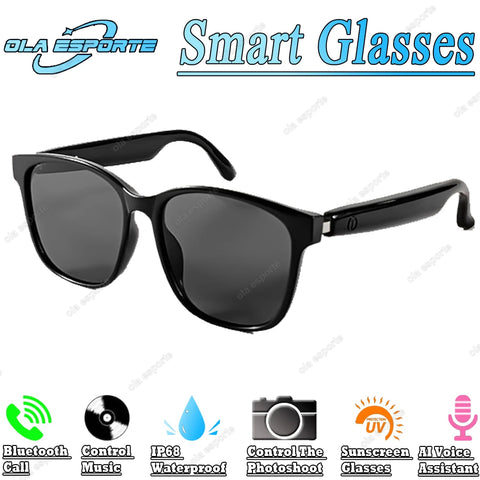 Smart Glasses Anti-blue light glasses make receive calls music calling noise reduction UV400 protection BT TWS smart glasses men