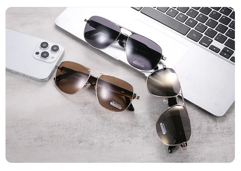 Fashion Sunglasses 2024 Smart Glasses Bluetooth 5.3 Women Men UV400 Hiking Mountaineering Fishing Wireless Intelligent Lenses