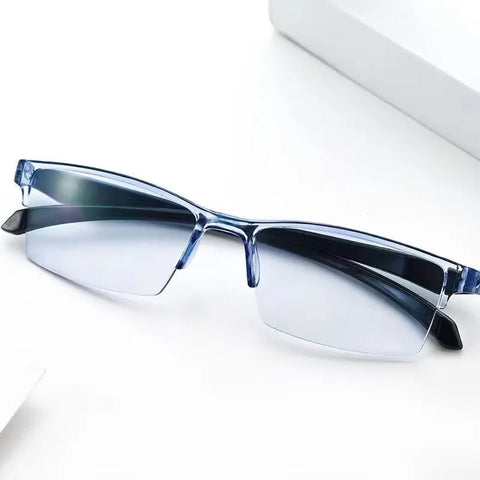 Smart Zoom Reading Glasses Anti Blue Light Presbyopia Glasses Magnifier For Both Men Women Adjustable Focus Light Lightweight
