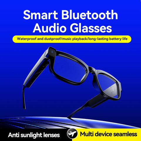 Smart Glasses 200W Pixel Camera Video Recording Noise Reduction AI Recognition Real-Time Translation Intelligent Glasses