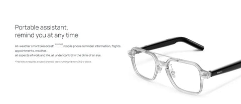 Huawei Smart Glasses 2 All-weather intelligent broadcasting, 11 hours of continuous listening, open listening design