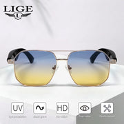Fashion Sunglasses 2025 Smart Glasses Bluetooth Call Women Men UV400 Hiking Fishing Al Intelligent Wireless Translation Glasses