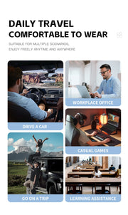 INEYES Smart Glasses, Polarized Bluetooth Sunglasses, Built-in Mic & Speakers, Voice Assistant, UV Protection Audio Sun Glass