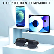 Wireless Smart Glasses TWS Headphones Bluetooth 5.3 Bone Conduction Earphones Long Endurance Outdoor Cycling Driving Sunglasses