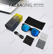 Smart Glasses Anti-blue light glasses make receive calls music calling noise reduction UV400 protection BT TWS smart glasses men