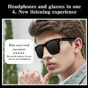 SENBONO Men's Smart Glasses With Bluetooth Call Wireless Smart Glasses Camera Control Speaker Sunglasses Anti-blue light Glasses