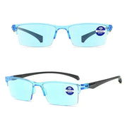 Smart Automatic Zoom Reading Glasses Anti Blue Ray Eyeglasses Autofocus Power Half-Rim Near Far Computer Glasses