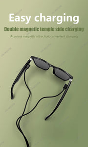 Smart Glasses Anti-blue light glasses make receive calls music calling noise reduction UV400 protection BT TWS smart glasses men