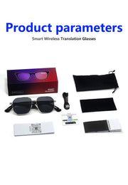 Fashion Sunglasses 2025 Smart Glasses Bluetooth Call Women Men UV400 Hiking Fishing Al Intelligent Wireless Translation Glasses