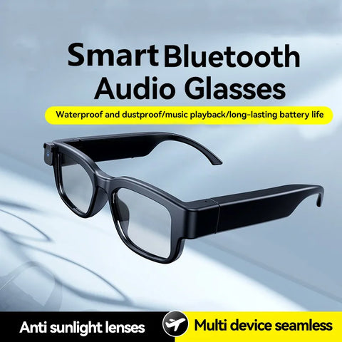 Smart Glasses 200W Pixel Camera Video Recording Noise Reduction AI Recognition Real-Time Translation Intelligent Glasses
