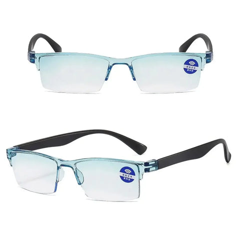 Smart Zoom Reading Glasses Anti Blue Light Presbyopia Glasses Magnifier For Both Men Women Adjustable Focus Light Lightweight