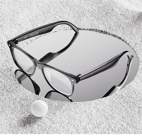 2025 New Smart Glasses Men 163 Online Language Al Intelligent Translation Anti-blue Lenses Wireless Call Voice Assistant Glasses