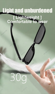 Smart Glasses Anti-blue light glasses make receive calls music calling noise reduction UV400 protection BT TWS smart glasses men