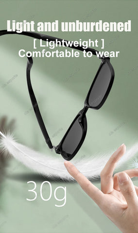 Smart Glasses Anti-blue light glasses make receive calls music calling noise reduction UV400 protection BT TWS smart glasses men