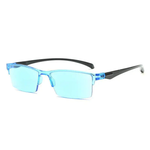 Smart Automatic Zoom Reading Glasses Anti Blue Ray Eyeglasses Autofocus Power Half-Rim Near Far Computer Glasses