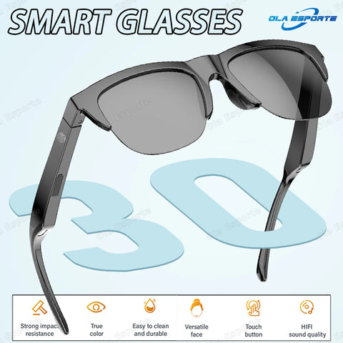 Smartglasses 2025 New AI Translation UV Polarized Lenses Wireless Bluetooth Call HD Voice navigation Sports Sunglasses Men Women