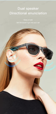 Smartglasses 2025 New AI Translation UV Polarized Lenses Wireless Bluetooth Call HD Voice navigation Sports Sunglasses Men Women