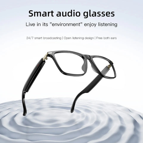 Smart Glasses with AI Translator BT Glasses Hands-Free Music & Calls Audio Glasses Waterproof for Men Women