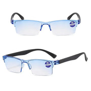 Smart Zoom Reading Glasses Anti Blue Light Presbyopia Glasses Magnifier For Both Men Women Adjustable Focus Light Lightweight