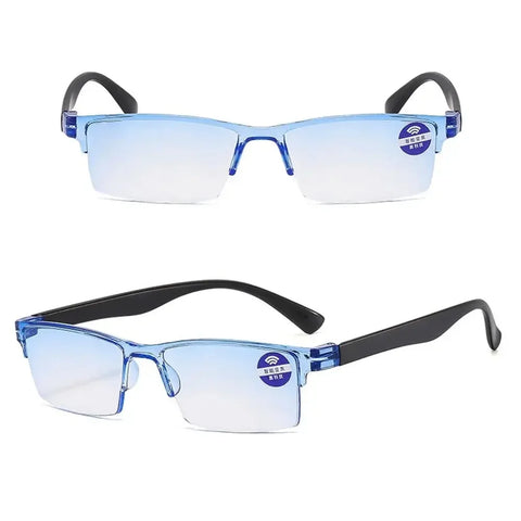 Smart Zoom Reading Glasses Anti Blue Light Presbyopia Glasses Magnifier For Both Men Women Adjustable Focus Light Lightweight